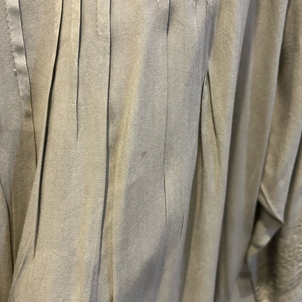 Solitaire Women's Elegant taupe Tunic NWT 1X - Picture 9 of 11